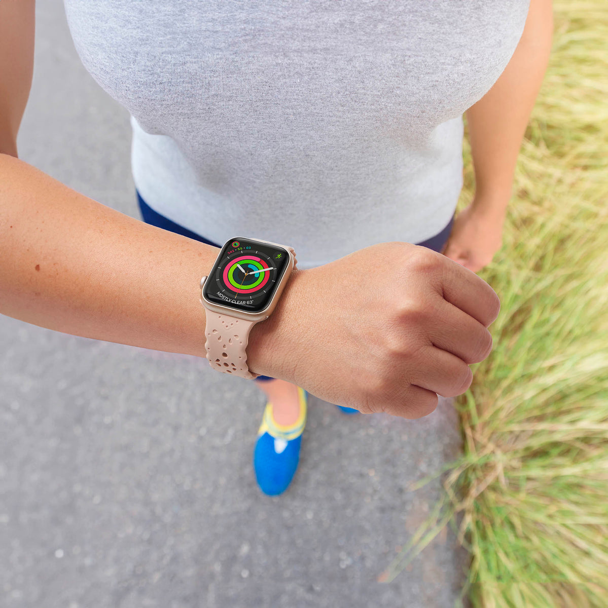 Apple Watch Band Perforated Silicone Merkury Innovations