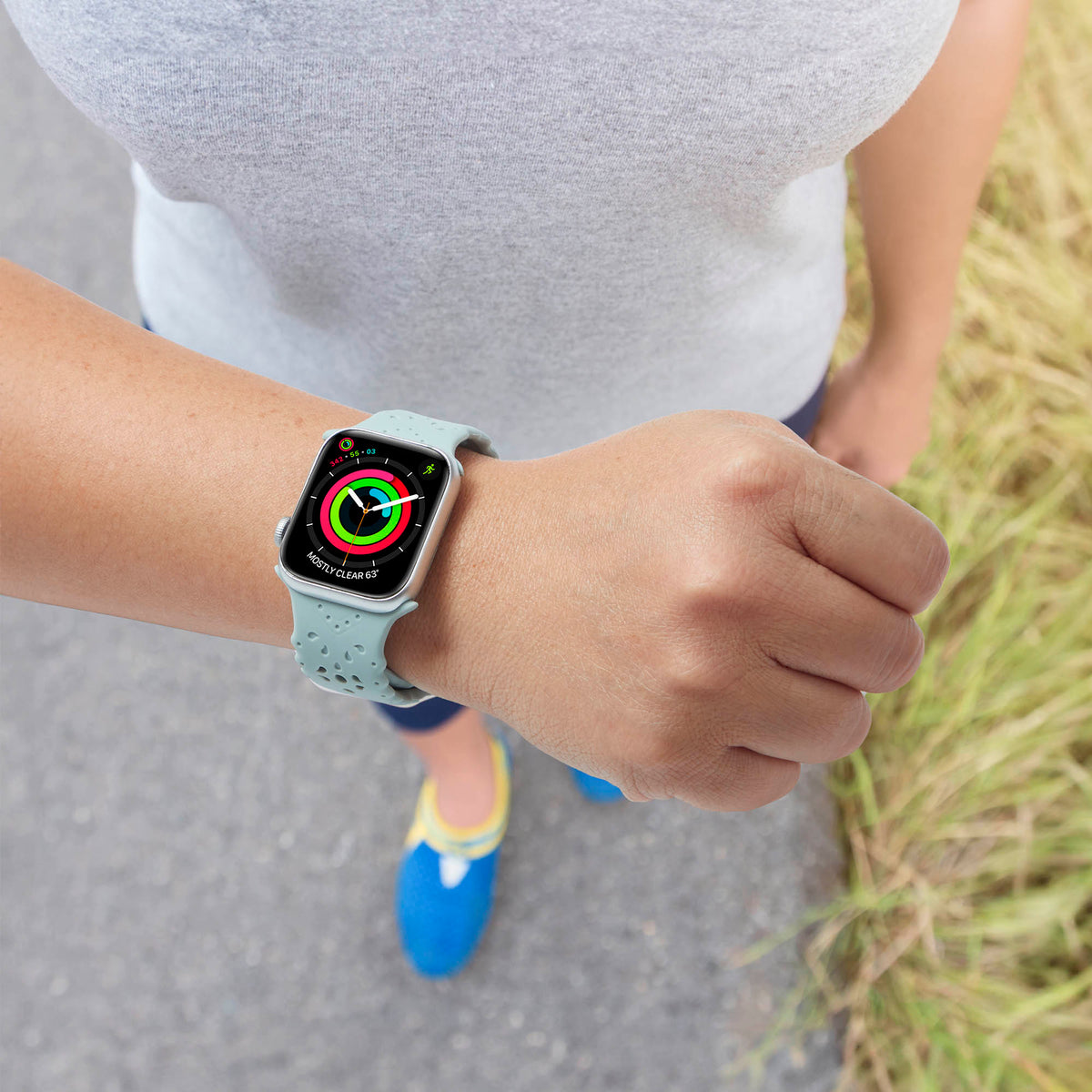 Apple Watch Band Perforated Silicone Merkury Innovations