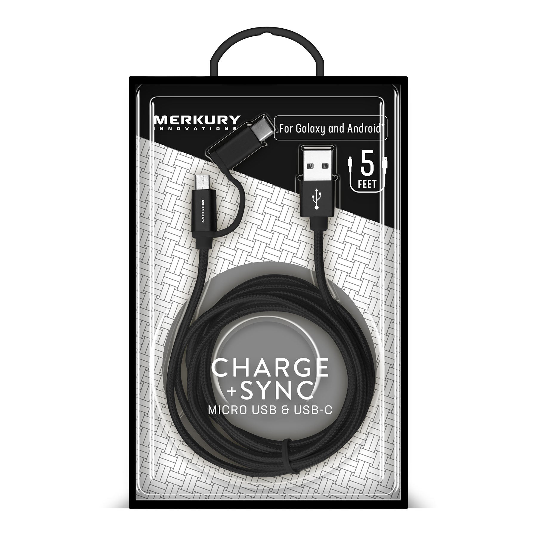 2IN1 MICRO/TYPE C CABLE-BLACK