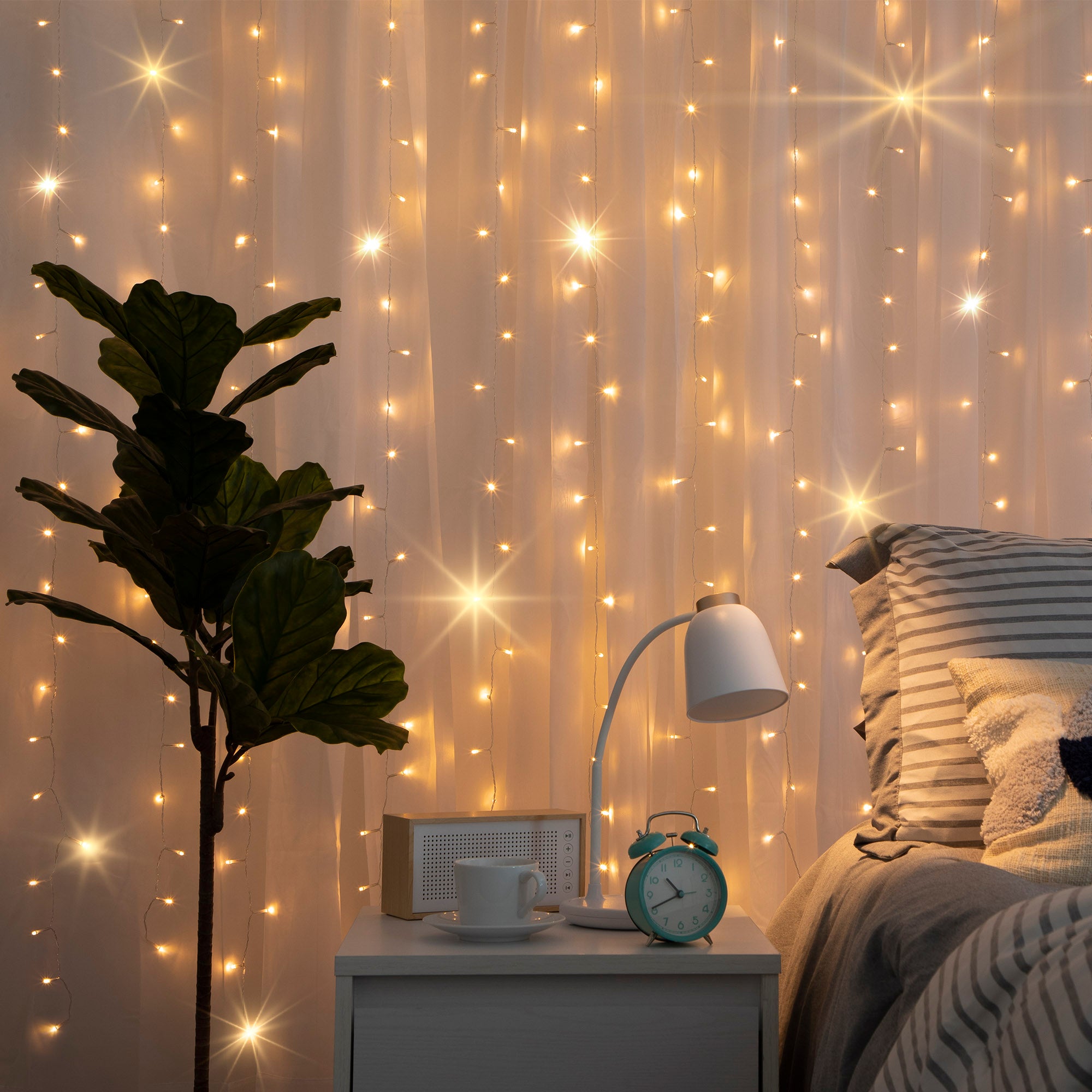 Cutain Lights.  Cascading led lighting