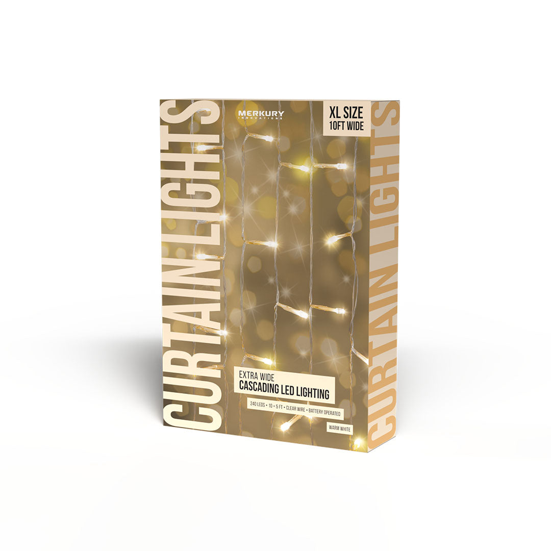 Cutain Lights.  Cascading led lighting