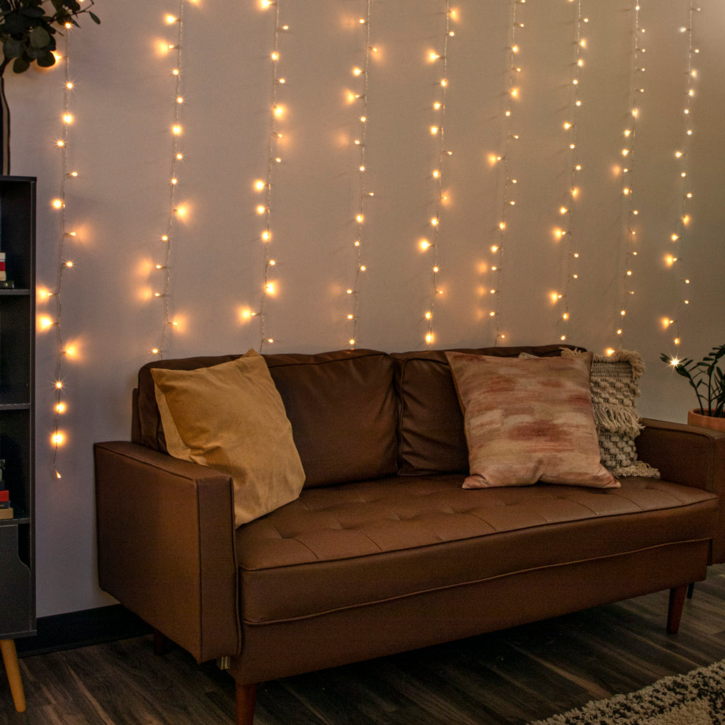 Cutain Lights.  Cascading led lighting