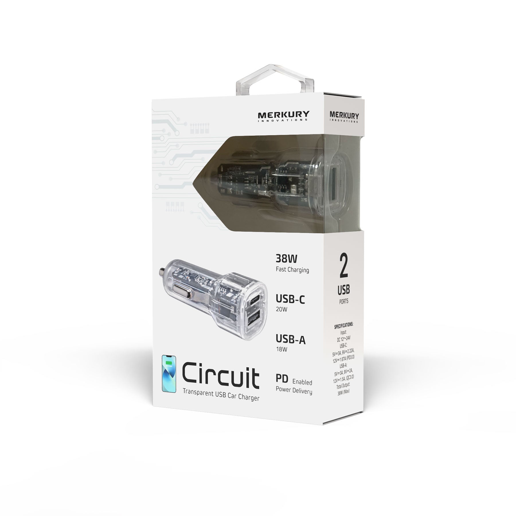 PD 38W Car Charger 1 USB-C
