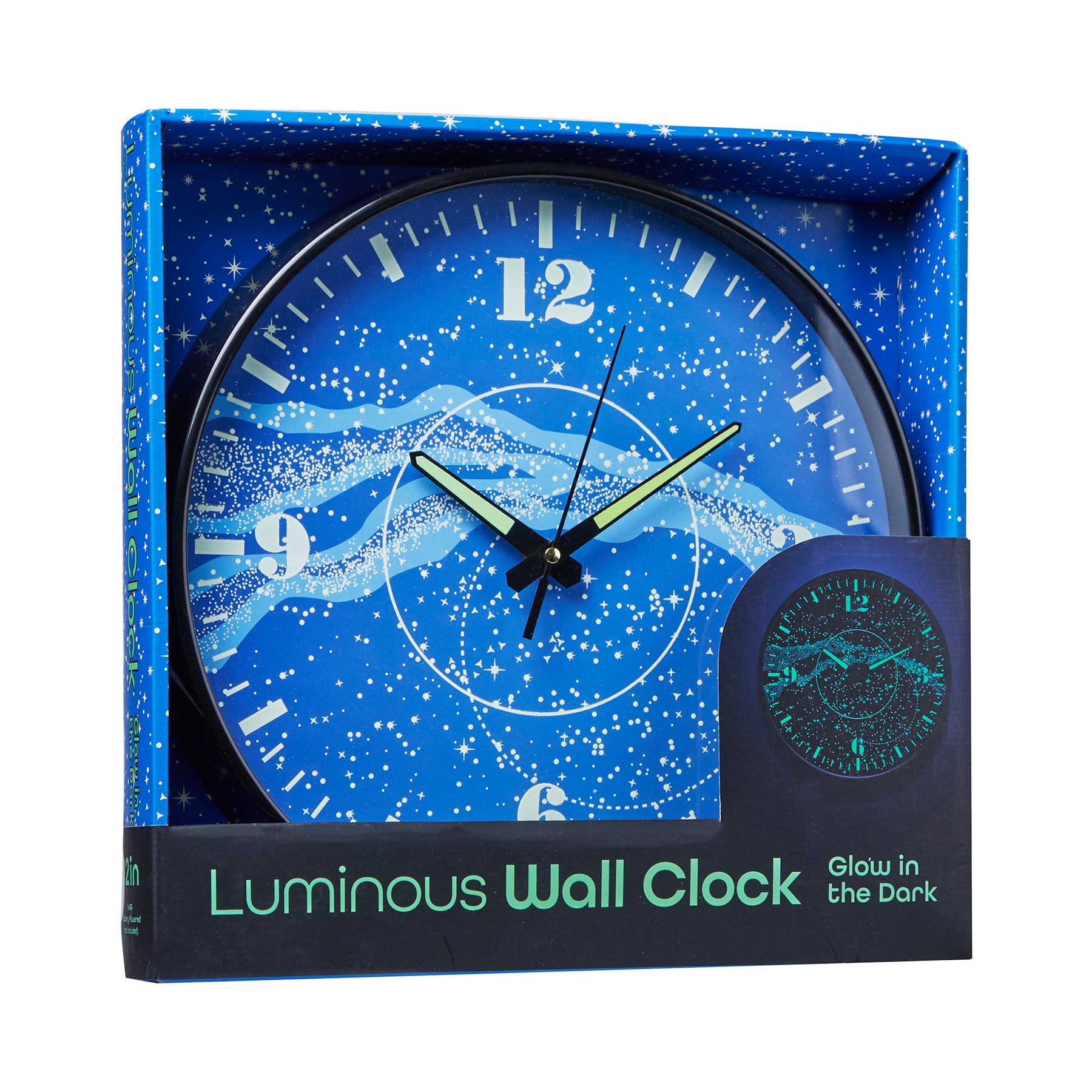 Luminous Wall Clock Glow in the Dark