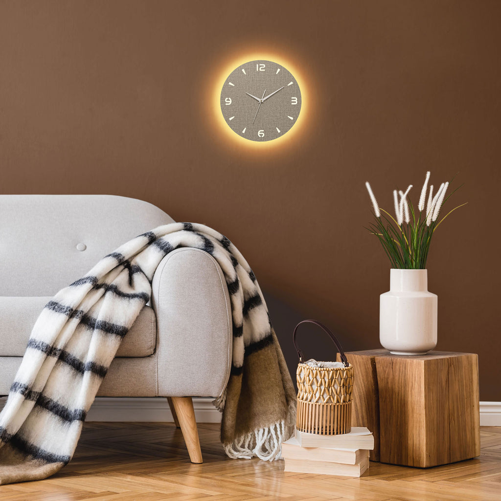Backlit Wall Clock
