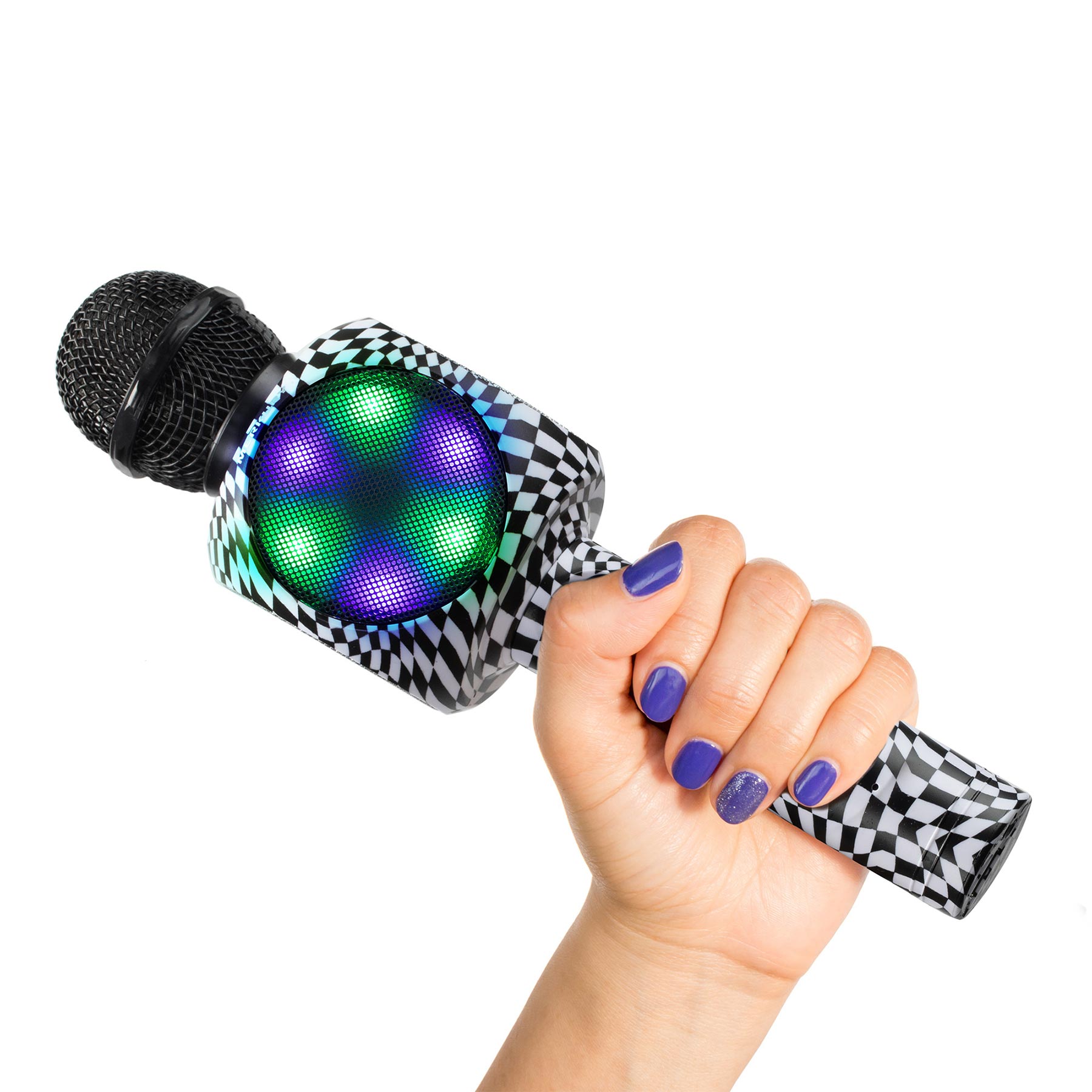 LED Karaoke Microphone Bluetooth Speaker