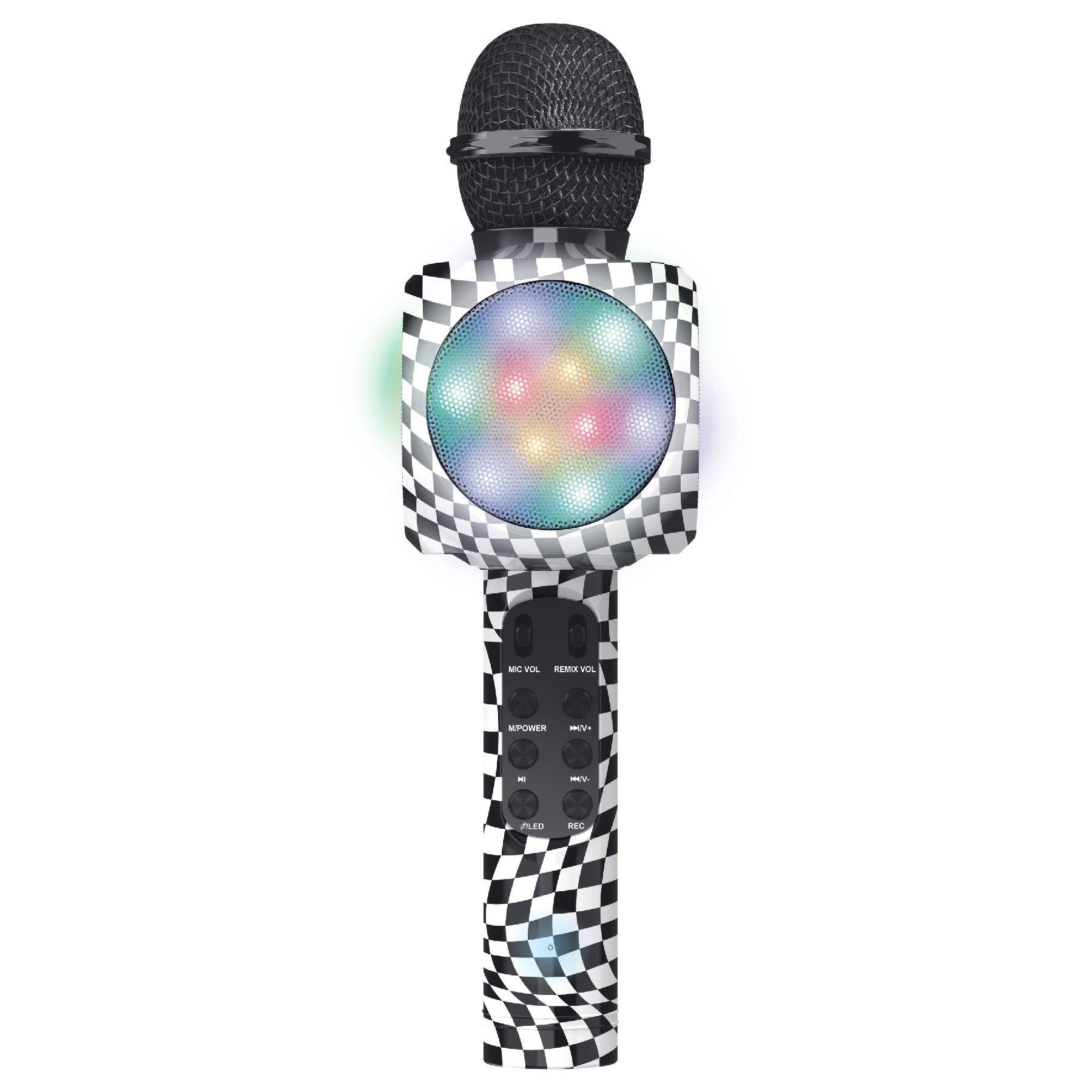 LED Karaoke Microphone Bluetooth Speaker