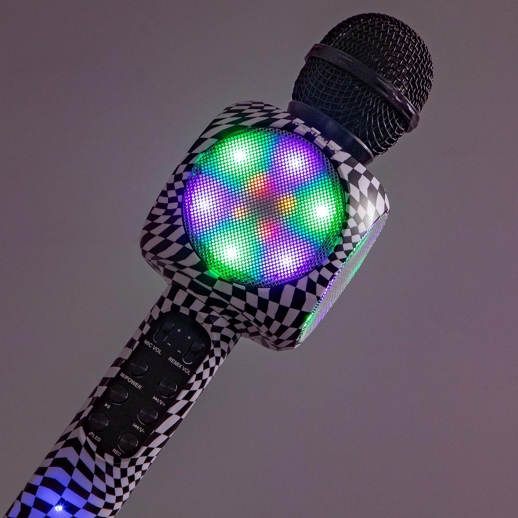 LED Karaoke Microphone Bluetooth Speaker