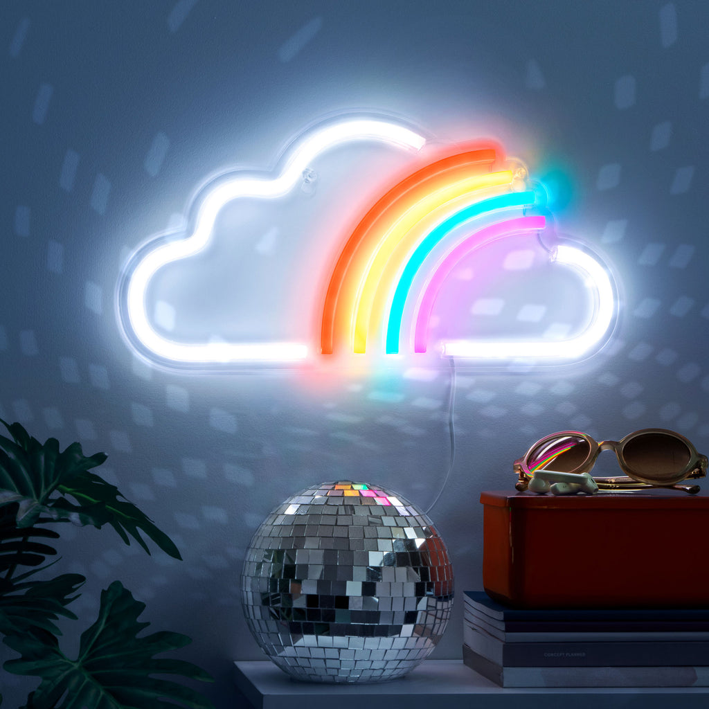 Rainbow Cloud Neon Sign