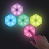 Hex-Glo Touch-Activated Multicolor LED Lights