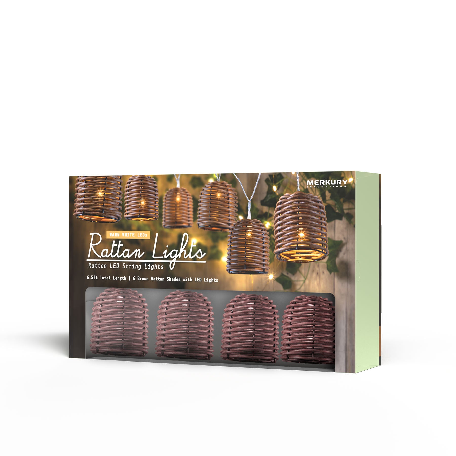 Rattan LED String Lights