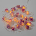 Amethyst Crystal String Lights