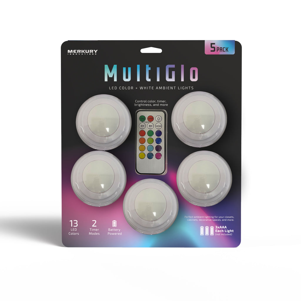 Multi-Glo, LED Color + White Ambient Lights