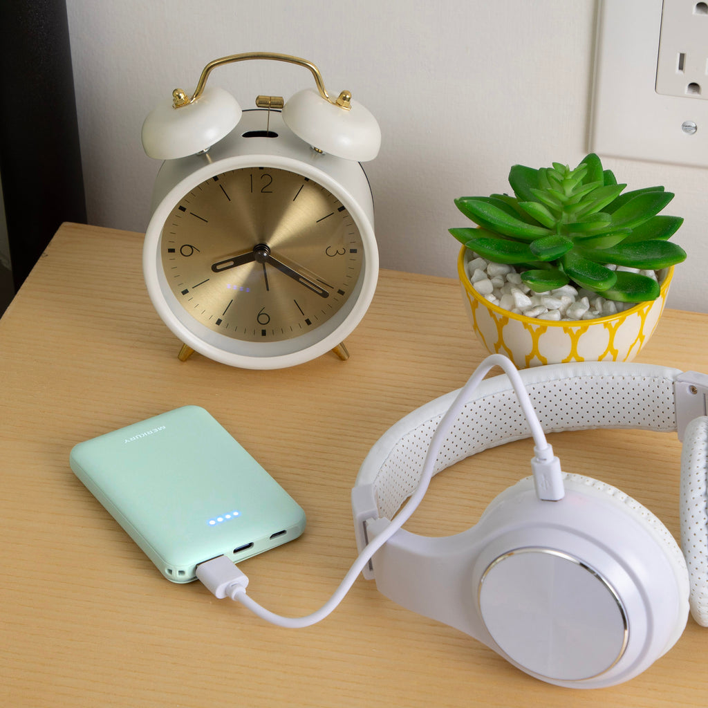 Power Bank - 5000mAh - Pale Aqua