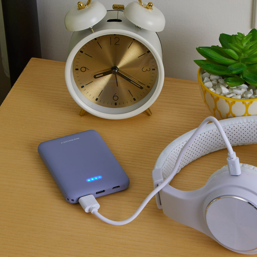 Power Bank - 5000mAh - Lavender Gray