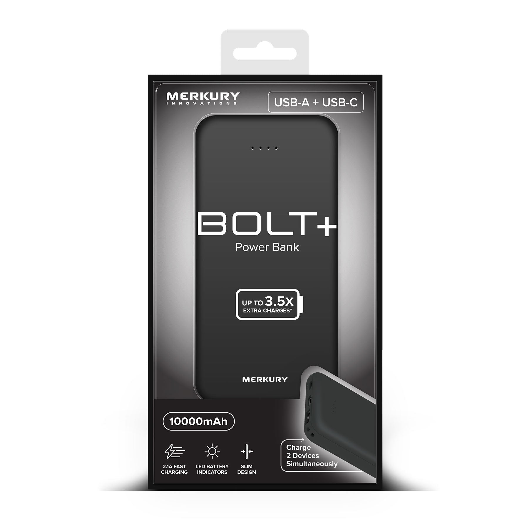 Power Bank - 10000mAh - Black