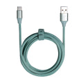 6 Ft Fabric Cable -USB-A to USB-C -Mist