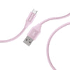 6 Ft Fabric Cable -USB-A to USB-C-Lilac