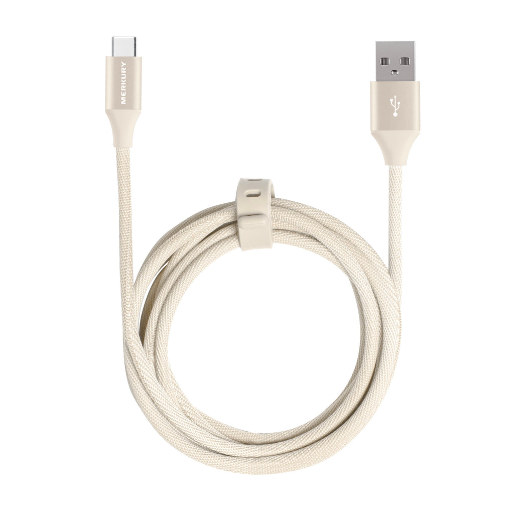 6 Ft Fabric Cable-USB-A to USB-C-Willow