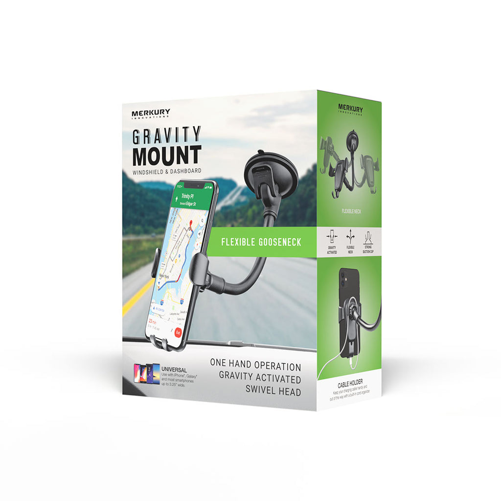 Flexible Gooseneck Gravity Car Mount