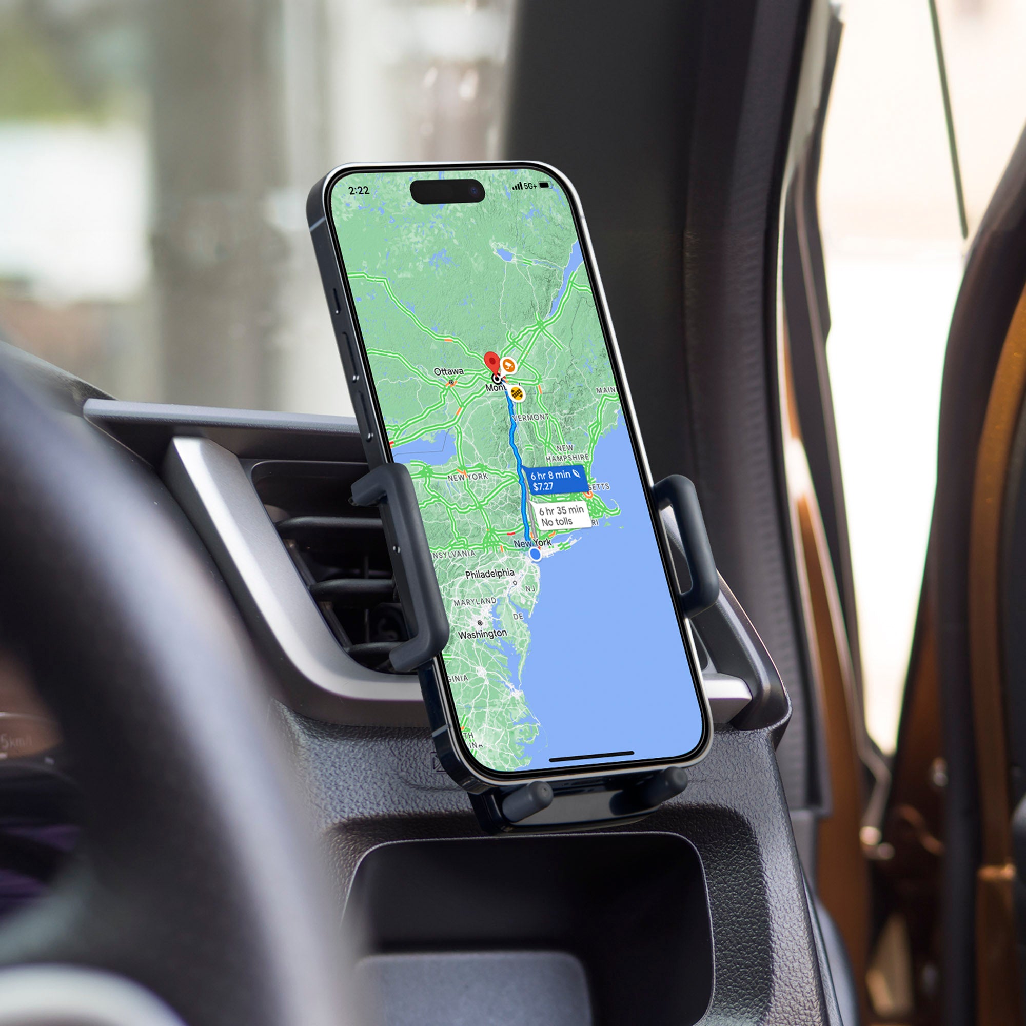 Universal Car Air Vent Mount -Black/Gray