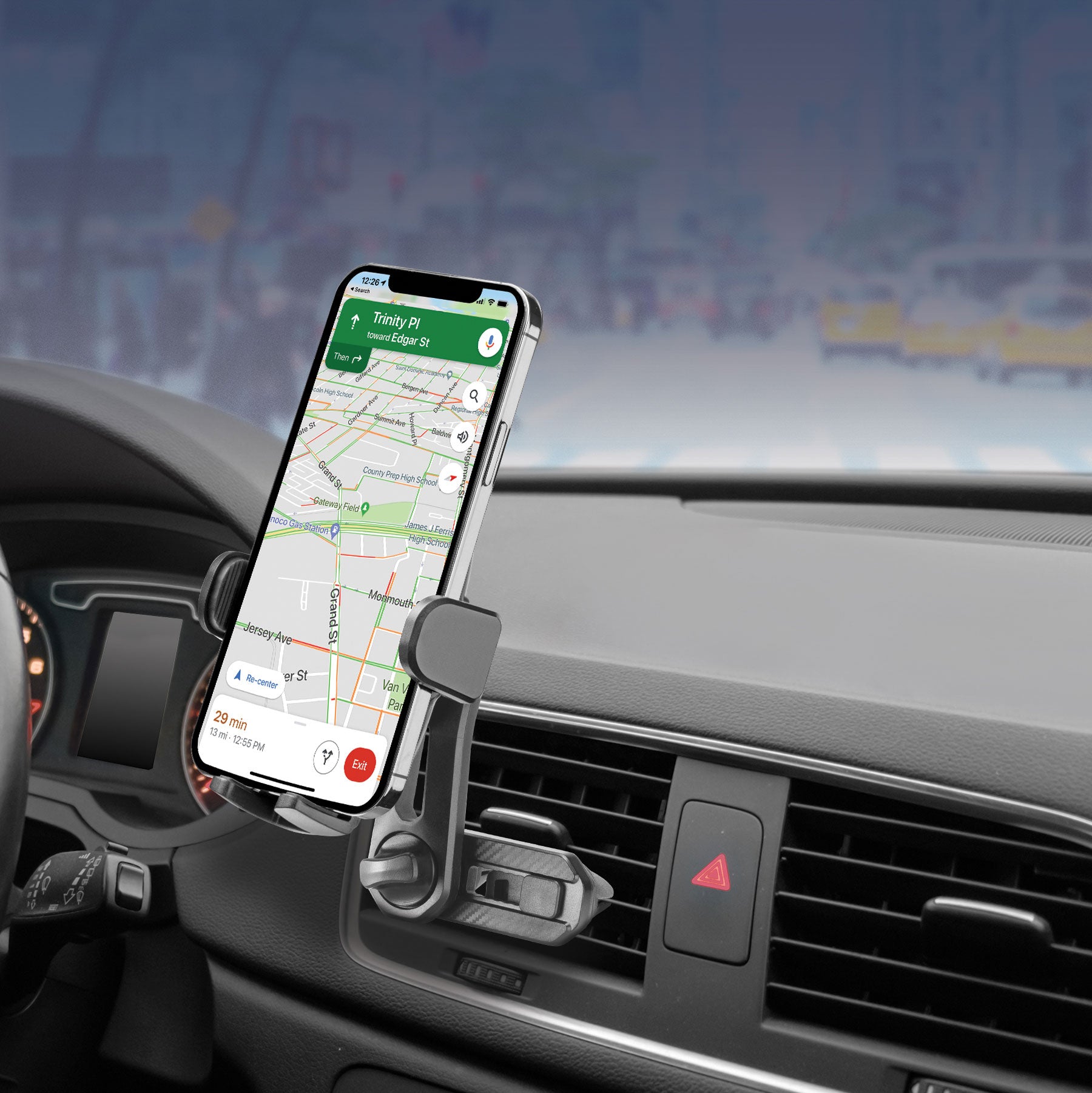 Phone Cradle Car Mount - Dual Vent