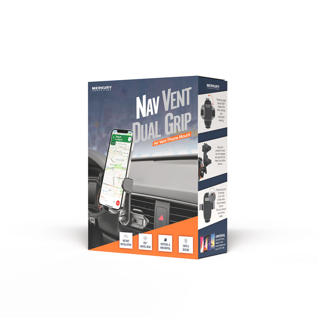 Phone Cradle Car Mount - Dual Vent