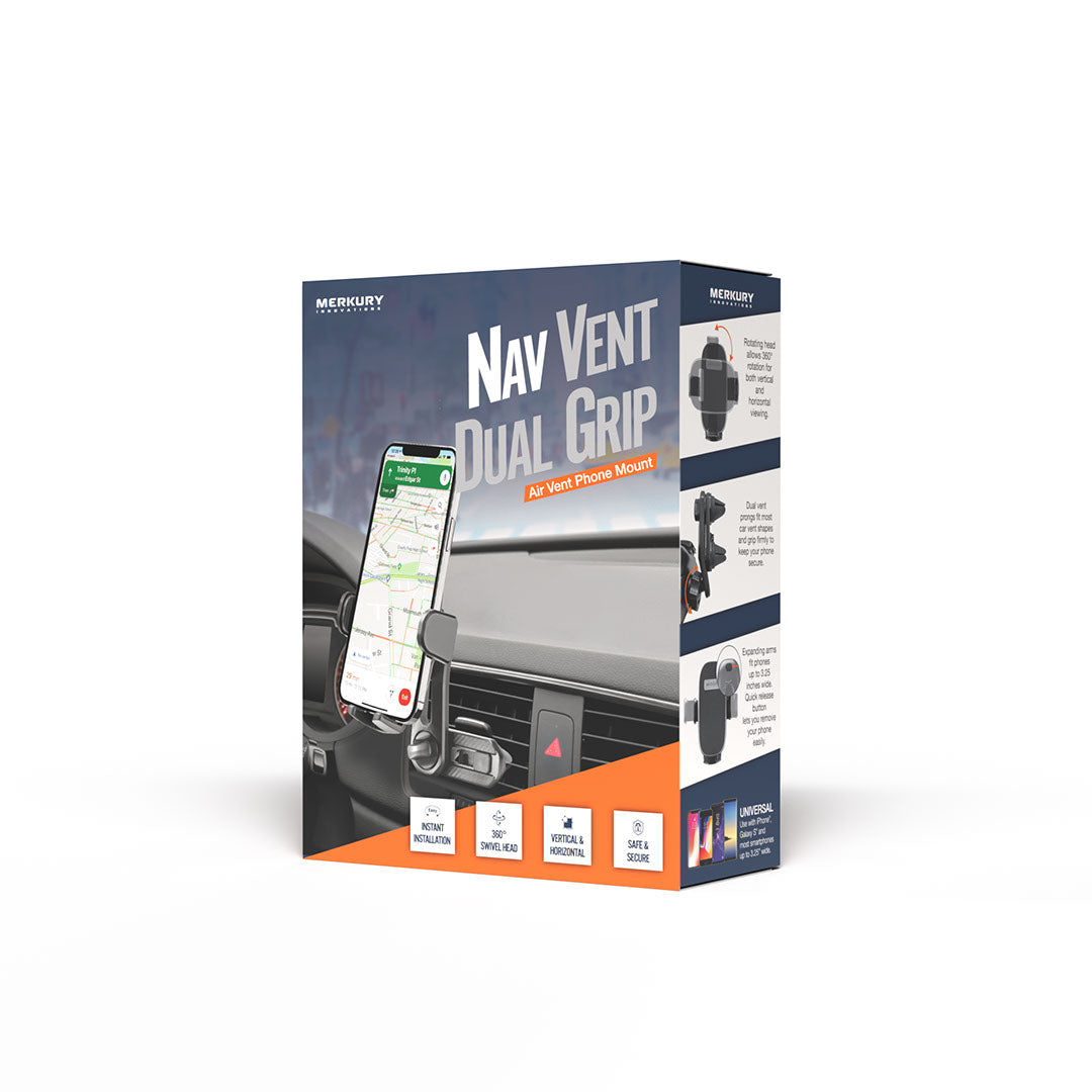 Phone Cradle Car Mount - Dual Vent