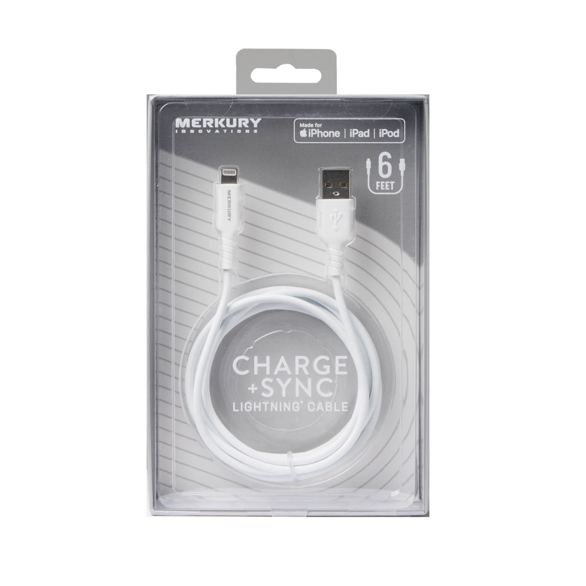 muvit MUPAK0263 Chargeur Secteur + Câble Lightning pour iPhone 6/6S 1 m