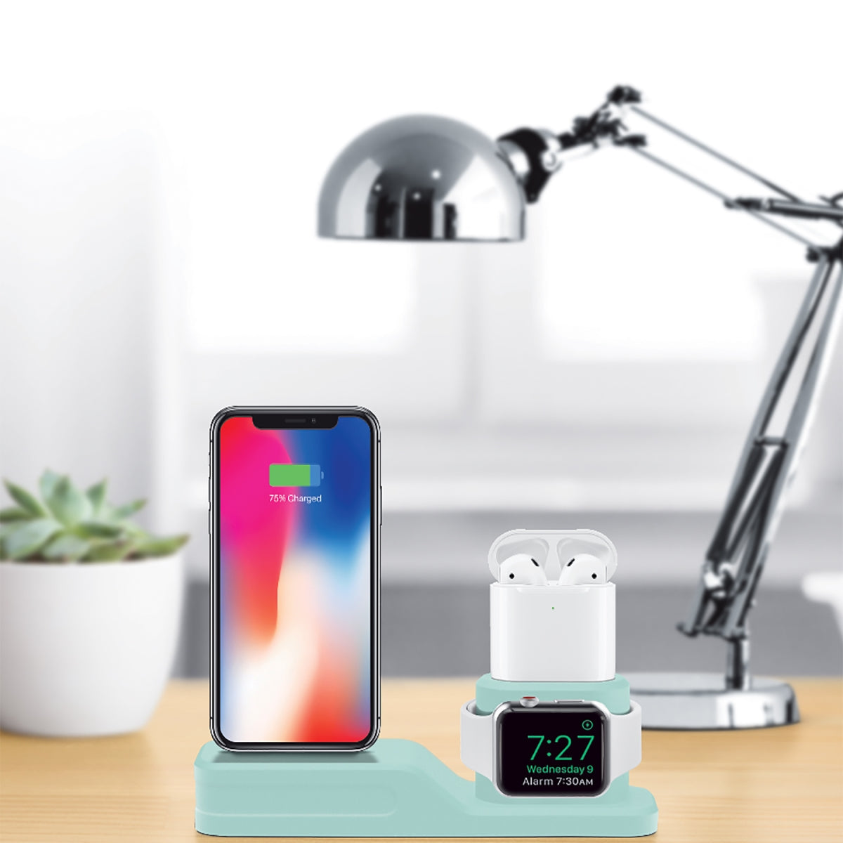 3-in-1 Device Stand Desktop Charging Station