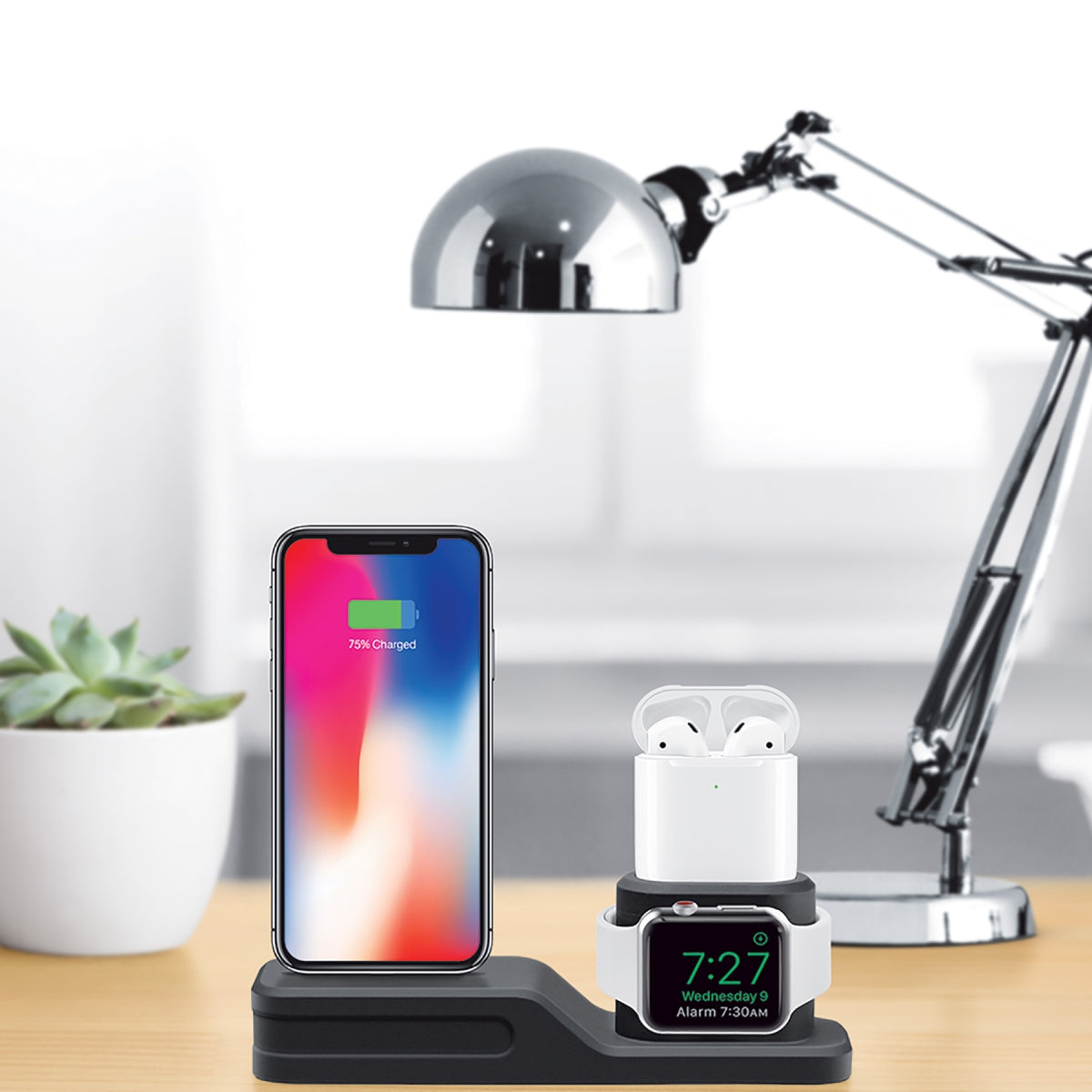 3-in-1 Device Stand Desktop Charging Station