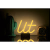 Lit LED Neon Moon Light