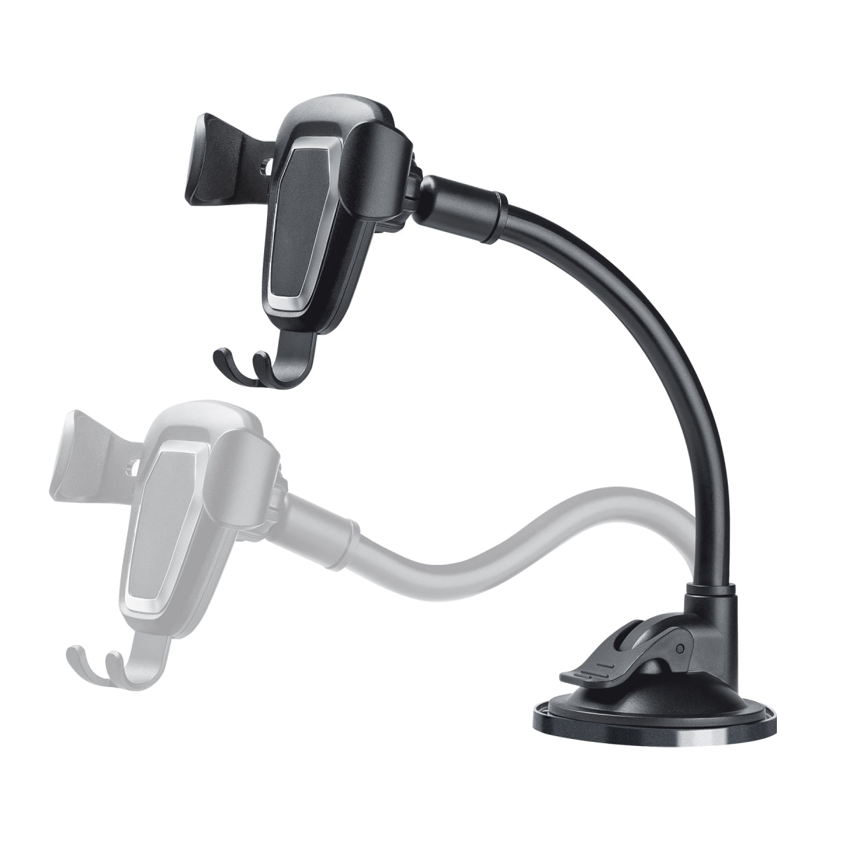 Flexible Gooseneck Gravity Car Mount